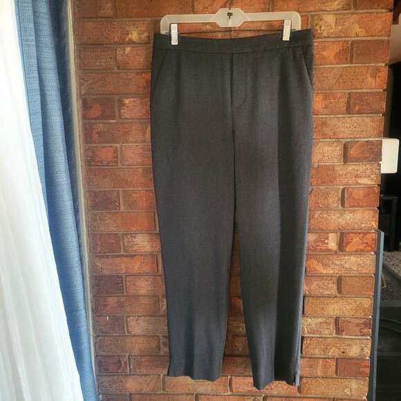 Banana Republic Hayden Pant - Gray, Elastic Back, Ankle Length - Size 10 - Picture 2 of 15